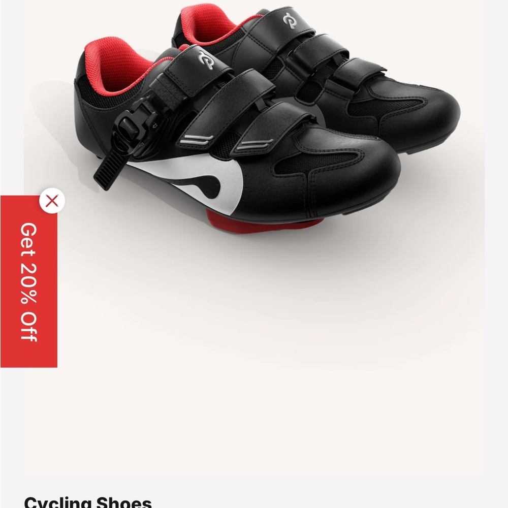Peloton Cycling Shoes Size 37 With Cleats (F-18  PL-SH-02)